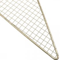 Metalen Ster Mesh Deco Ster Metal Deco Goud Ø47cm