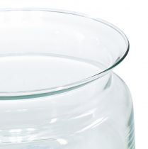 Artikel Glazen schaal sierschaal glazen zwemkom Ø16cm H8cm
