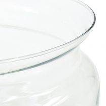 Artikel Glazen schaal zwemkom sierschaal glas Ø24cm H10cm