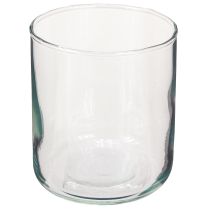 Artikel Glazen vaas, bloemenvaas, decoratieve vaas in kleurloos Ø9cm H10cm