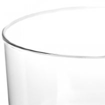 Glazen vaas met voet ROY lantaarn glasdecoratie Ø16cm H20cm