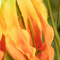 Artikel Kunstmatige Gloriosa oranje bloem met lange stelen voor vazen 80cm 3 stuks