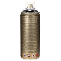 Artikel Decoratieve spray met zilverkleurig chroomeffect voor binnengebruik, Montana spuitbussen van 400 ml.