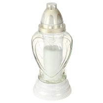 Artikel Graflicht glas hart graveren graflantaarn helder Ø11cm H26cm