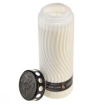 Artikel Grafkaarsdekselmotief bloem wit zwart 10 dagen H27cm