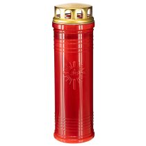 Artikel Graflichten rood Ø7,5cm H24,5cm 1 stuk