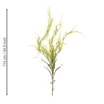 Artikel Groene kunstplant van borstelgierst voor elegante hangdecoraties en stijlvolle kameraccenten, 114 cm