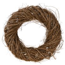 Artikel Grote decoratieve krans iep natuurkrans van takken Ø50cm