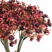 Artikel Gypsophila kunstrode kunstbloemen herfst 29,5cm 18st