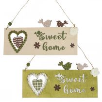 Artikel Hangdecoratie raam wanddecoratie deurdecoratie belettering 25cm 2st