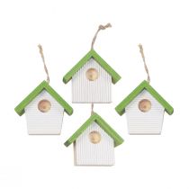 Artikel Hangdecoratie lentedecoratie vogelhuisdecoratie nestkast 6,5 cm 8st