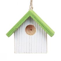 Artikel Hangdecoratie lentedecoratie vogelhuisje decoratie nestkast 6,5cm 8 st
