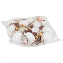 Artikel Hangdecoratie lente paasdecoratie schaap hanger 10cm 12 st