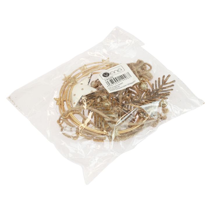 Artikel Hangdecoratie kerstboomversiering ster H38cm 3 st