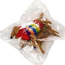 Artikel Decoratief kerstboomornament in de vorm van een teckel, 16 cm, 2 stuks