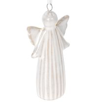 Artikel Engelhangertje, decoratief figuurtje om in de kerstboom te hangen, 8 cm, 4 stuks