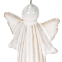 Artikel Engelhangertje, decoratief figuurtje om in de kerstboom te hangen, 8 cm, 4 stuks