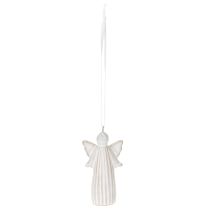 Artikel Engelhangertje, decoratief figuurtje om in de kerstboom te hangen, 8 cm, 4 stuks