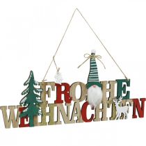 Artikel Houten letters Merry Christmas deur decoratie Kerstmis