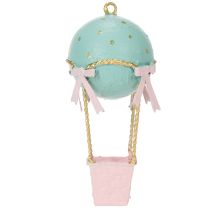 Artikel Ballondecoratie, heteluchtballon als origineel cadeau-idee of blikvanger in huis, 19 cm