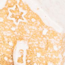 Artikel Keramische peperkoekhuisjes als hangdecoratie voor de winter en kerst, 6 cm, 3 stuks