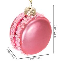 Artikel Kerstboomversiering macaron hanger 6 cm