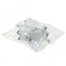 Artikel Hangende hanger elf decoratie metaal wit Ø6cm H9cm 4 stuks