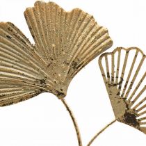 Artikel Ginkgo decoratieve gouden hangers, vintage metalen decoratie, Ø16cm, set van 3, wanddecoratie