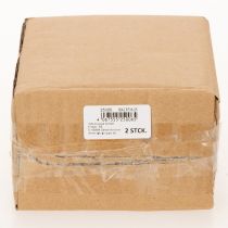 Artikel Rustiek keramisch huisje met heldere ledverlichting, ideaal als sfeervolle tafeldecoratie, 15 cm, 2 stuks