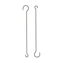 Haak bruin L 25cm 12st