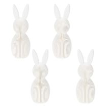 Artikel Decoratieve konijntjes voor moderne paasdecoratie in huis, 11 cm, 4 stuks