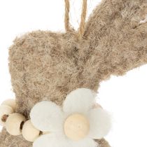 Artikel Hangende paashaasdecoratie, ideaal decoratief accessoire voor raamdecoratie, 14 cm, 8 stuks