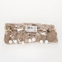 Artikel Hangende paashaasdecoratie, ideaal decoratief accessoire voor raamdecoratie, 14 cm, 8 stuks