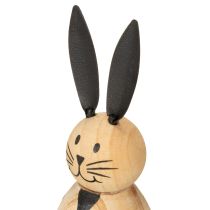 Artikel Decoratief konijn met een eenvoudig ontwerp, perfect als lentedecoratie voor de woonkamer, 12 cm, 2 stuks