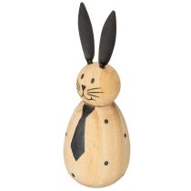 Artikel Decoratief konijn met een eenvoudig ontwerp, perfect als lentedecoratie voor de woonkamer, 12 cm, 2 stuks