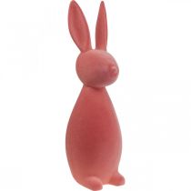 Deco Bunny Deco Paashaas Flocked Oranje Abrikoos H69cm