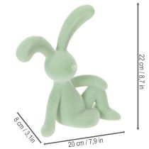 Artikel Decoratieve paashaasfiguur voor stijlvolle huisdecoratie en Pasen, 22 cm, 2 stuks