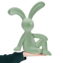 Artikel Decoratief konijnenbeeldje, een schattig figuurtje voor een lenteachtige sfeer in elke kamer, 38 cm.