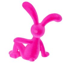 Artikel Decoratief zittend konijn als blikvanger voor de lente in de woonkamer of op kantoor, 22 cm, 2 stuks