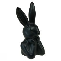 Artikel Konijn denkend konijn buste zwart 7×6×15cm