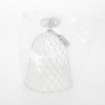 Artikel Vintage draadbel voor rustieke tafeldecoratie in landelijke stijl, 23 cm