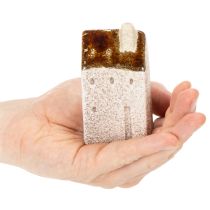 Artikel Decoratieve keramische miniatuurhuisjes set, tafeldecoratie, 9 cm, 3 stuks