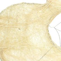 Hartmanchet sisal gebleekt 25cm 6st