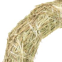 Artikel Hooikransen, tafeldecoratie, natuurlijk materiaal, Ø 31-32cm, set van 5