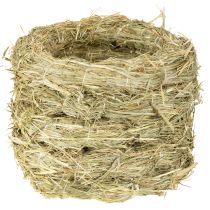 Artikel Hooikransen natuurlijke decoratie 21-22cm set van 5 DIY kransen