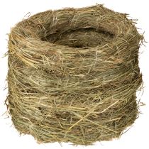 Artikel Hooikransen, natuurlijke tafeldecoratie, deurkrans, 26-27cm, 5 stuks