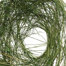 Manchet gemaakt van grasgroen struisvogel manchet veerdecoratie Ø20cm