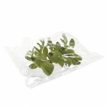 Artikel Decoratieve hertenkop gevlokt mosgroen 10cm x 20cm 3 st