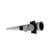 Artikel Trouwspeld met magneet, mat zilver 7cm
