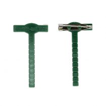 Artikel Trouwspeld groen, zilver 2,6cm x 5cm 50st